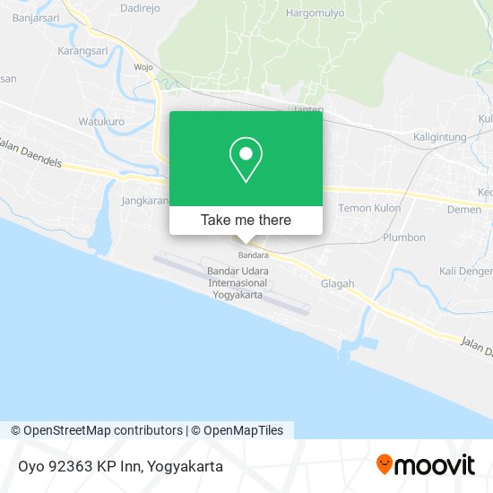 Oyo 92363 KP Inn map
