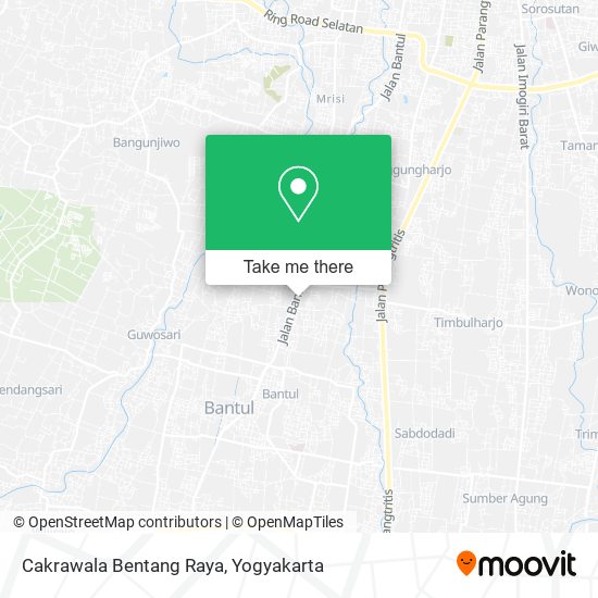 Cakrawala Bentang Raya map