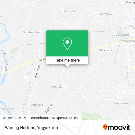 Warung Hartono map