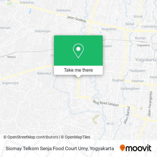Siomay Telkom Senja Food Court Umy map