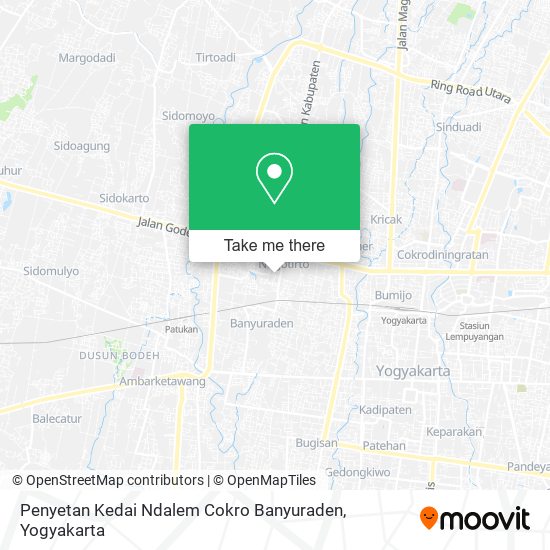 Penyetan Kedai Ndalem Cokro Banyuraden map