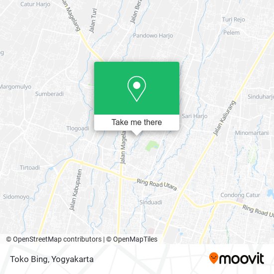 Toko Bing map