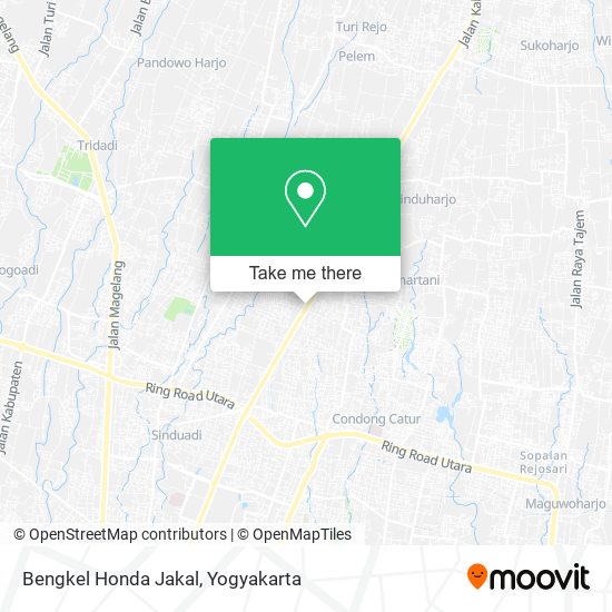 Bengkel Honda Jakal map