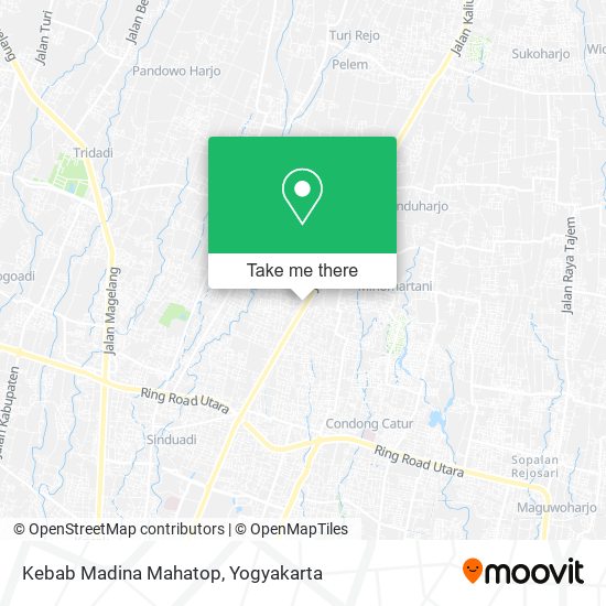 Kebab Madina Mahatop map