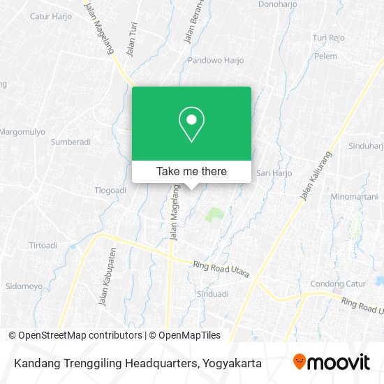 Kandang Trenggiling Headquarters map