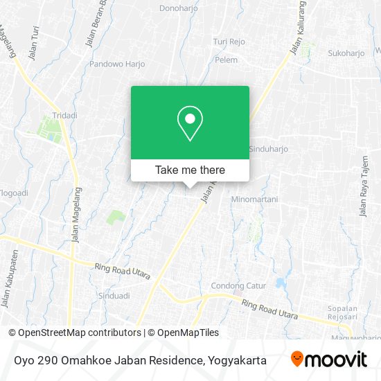 Oyo 290 Omahkoe Jaban Residence map