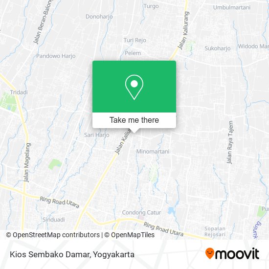 Kios Sembako Damar map