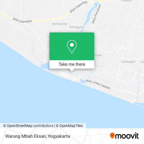 Warung Mbah Eksan map