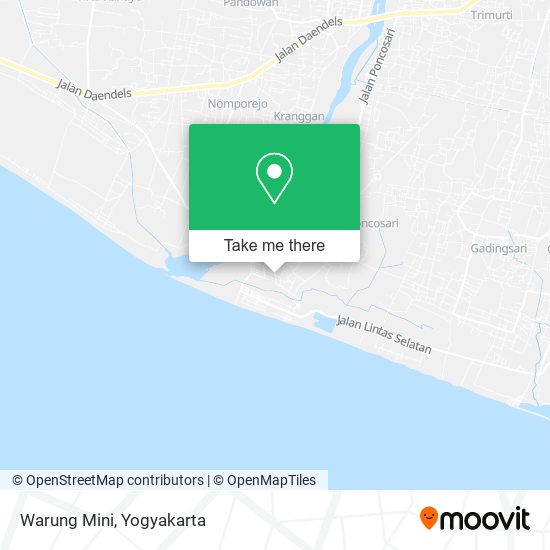 Warung Mini map