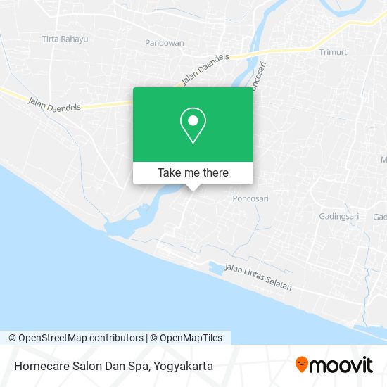 Homecare Salon Dan Spa map