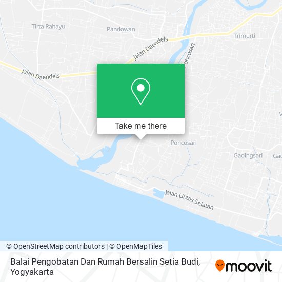 Balai Pengobatan Dan Rumah Bersalin Setia Budi map