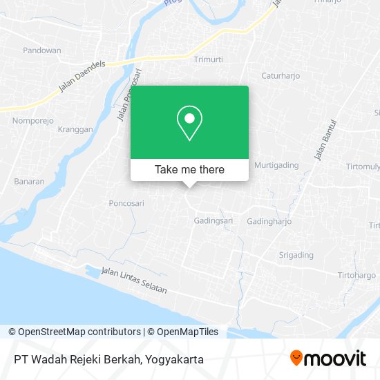 PT Wadah Rejeki Berkah map