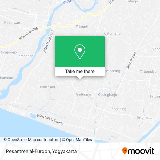 Pesantren al-Furqon map