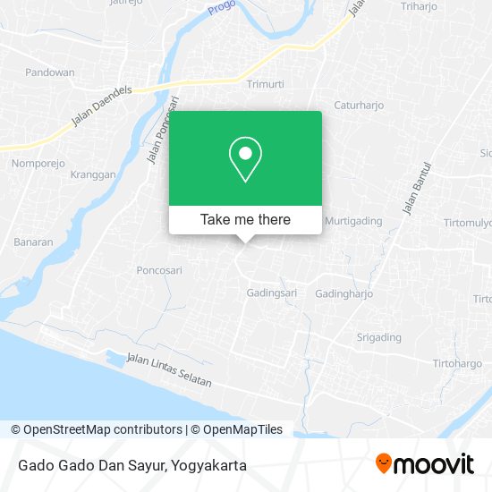 Gado Gado Dan Sayur map