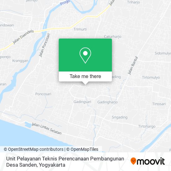 Unit Pelayanan Teknis Perencanaan Pembangunan Desa Sanden map