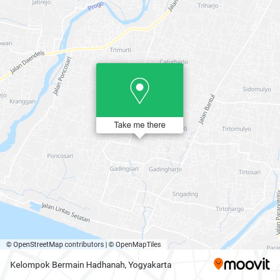 Kelompok Bermain Hadhanah map