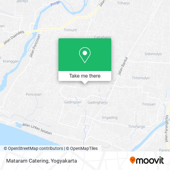 Mataram Catering map