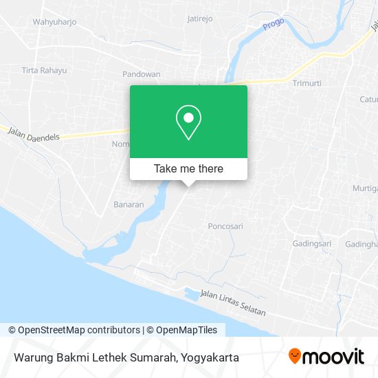 Warung Bakmi Lethek Sumarah map