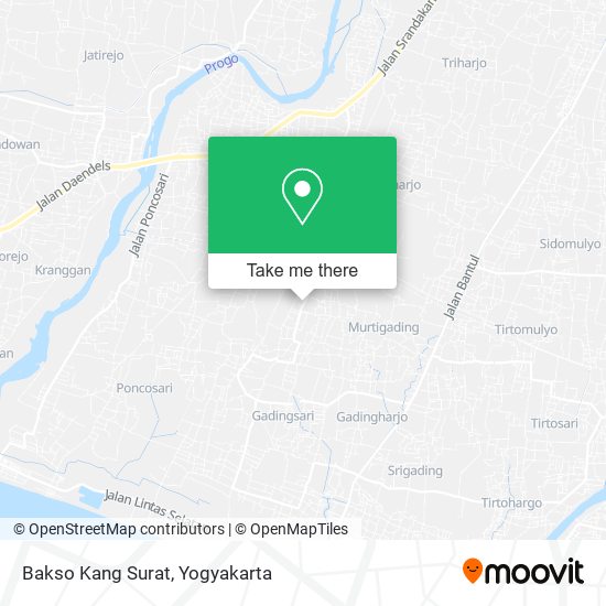 Bakso Kang Surat map