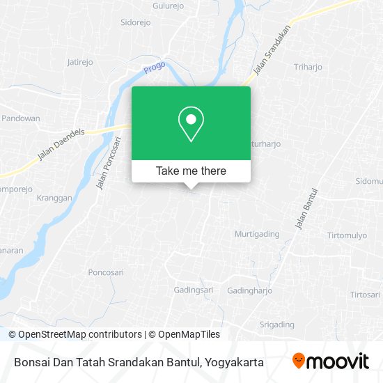 Bonsai Dan Tatah Srandakan Bantul map