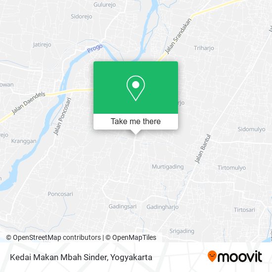 Kedai Makan Mbah Sinder map