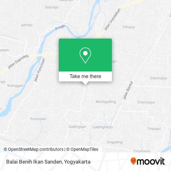 Balai Benih Ikan Sanden map