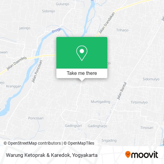 Warung Ketoprak & Karedok map