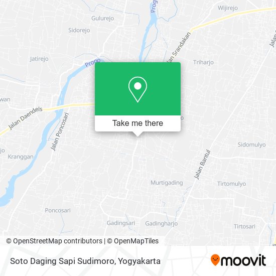 Soto Daging Sapi Sudimoro map