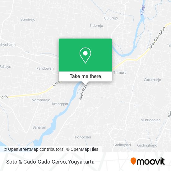 Soto & Gado-Gado Gerso map