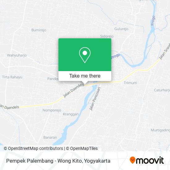 Pempek Palembang - Wong Kito map