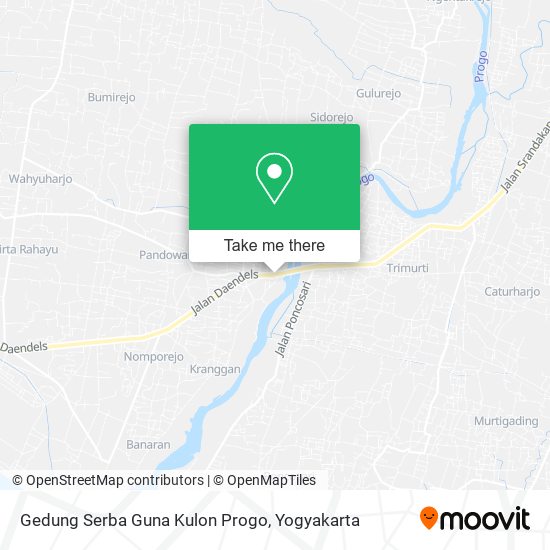 Gedung Serba Guna Kulon Progo map