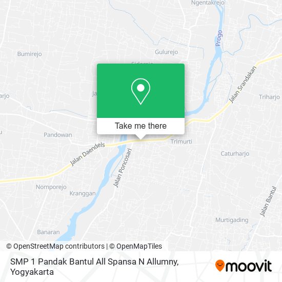 SMP 1 Pandak Bantul All Spansa N Allumny map