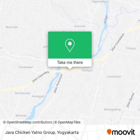 Java Chicken Yatno Group map