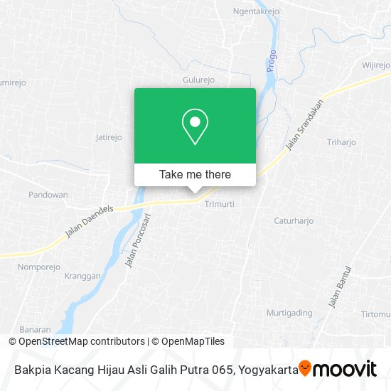 Bakpia Kacang Hijau Asli Galih Putra 065 map