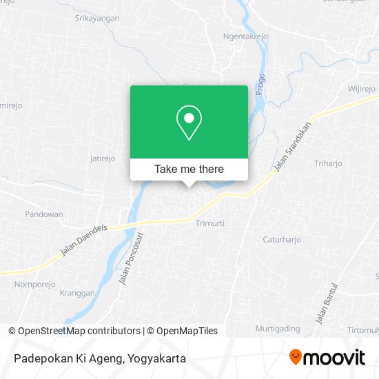 Padepokan Ki Ageng map