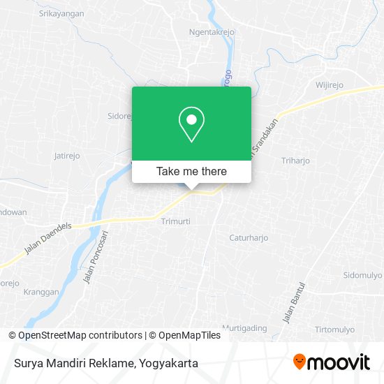 Surya Mandiri Reklame map