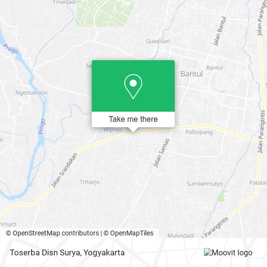 Toserba Disn Surya map