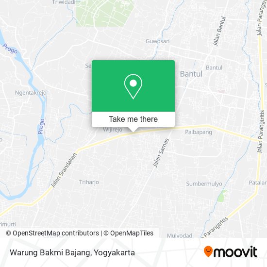 Warung Bakmi Bajang map