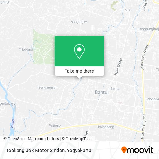 Toekang Jok Motor Sindon map
