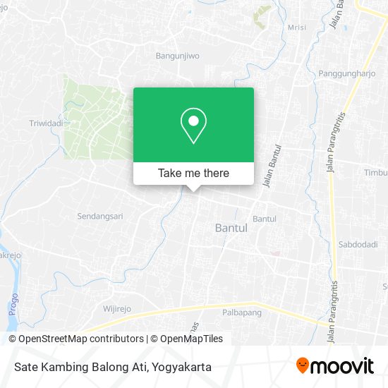 Sate Kambing Balong Ati map