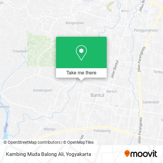Kambing Muda Balong Ali map
