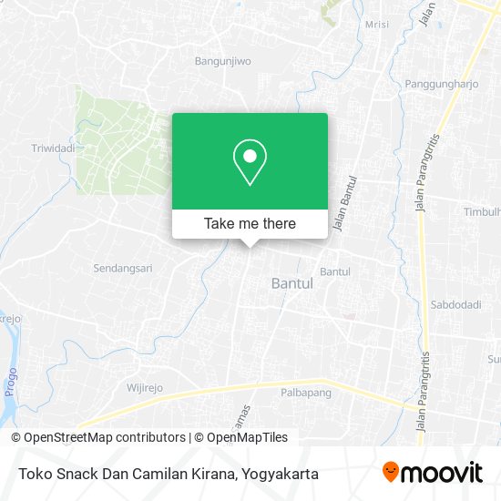Toko Snack Dan Camilan Kirana map