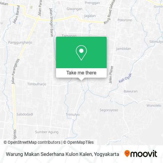 Warung Makan Sederhana Kulon Kalen map