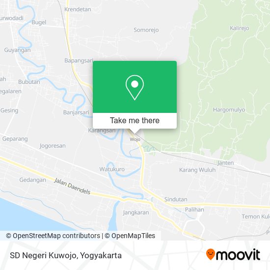 SD Negeri Kuwojo map