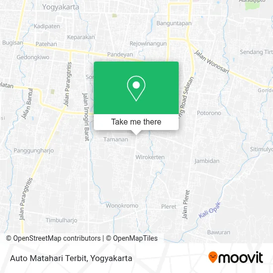 Auto Matahari Terbit map