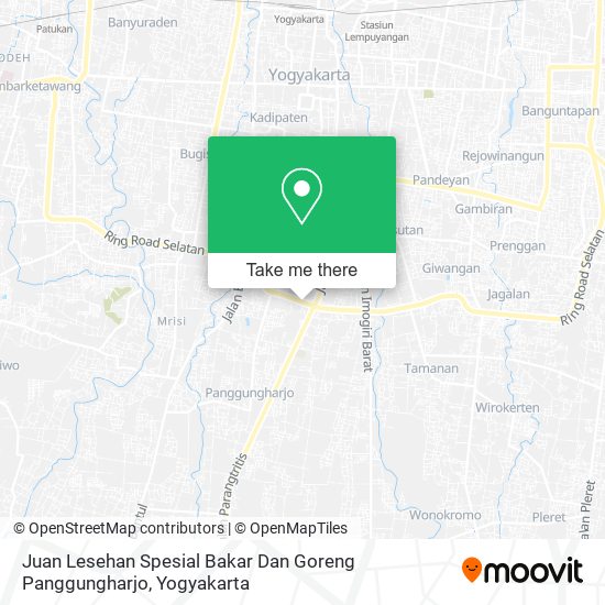 Juan Lesehan Spesial Bakar Dan Goreng Panggungharjo map