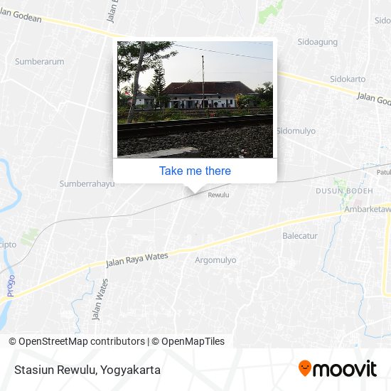 Stasiun Rewulu map