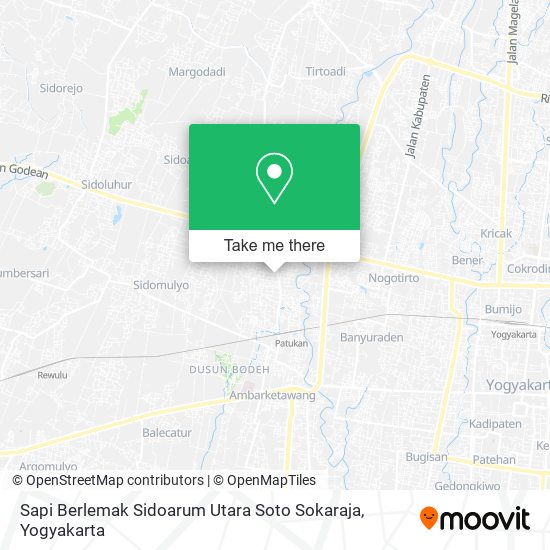 Sapi Berlemak Sidoarum Utara Soto Sokaraja map