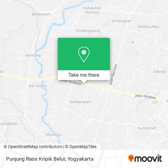 Punjung Raos Kripik Belut map