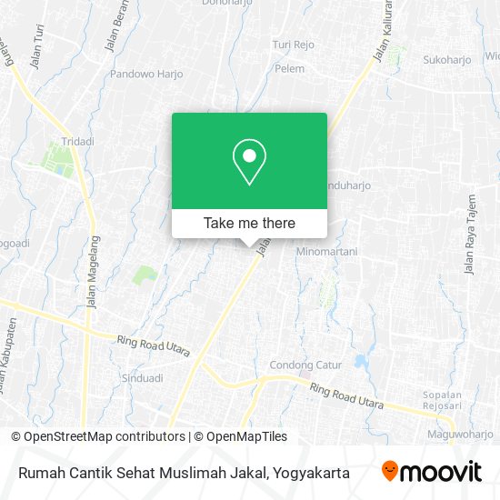 Rumah Cantik Sehat Muslimah Jakal map